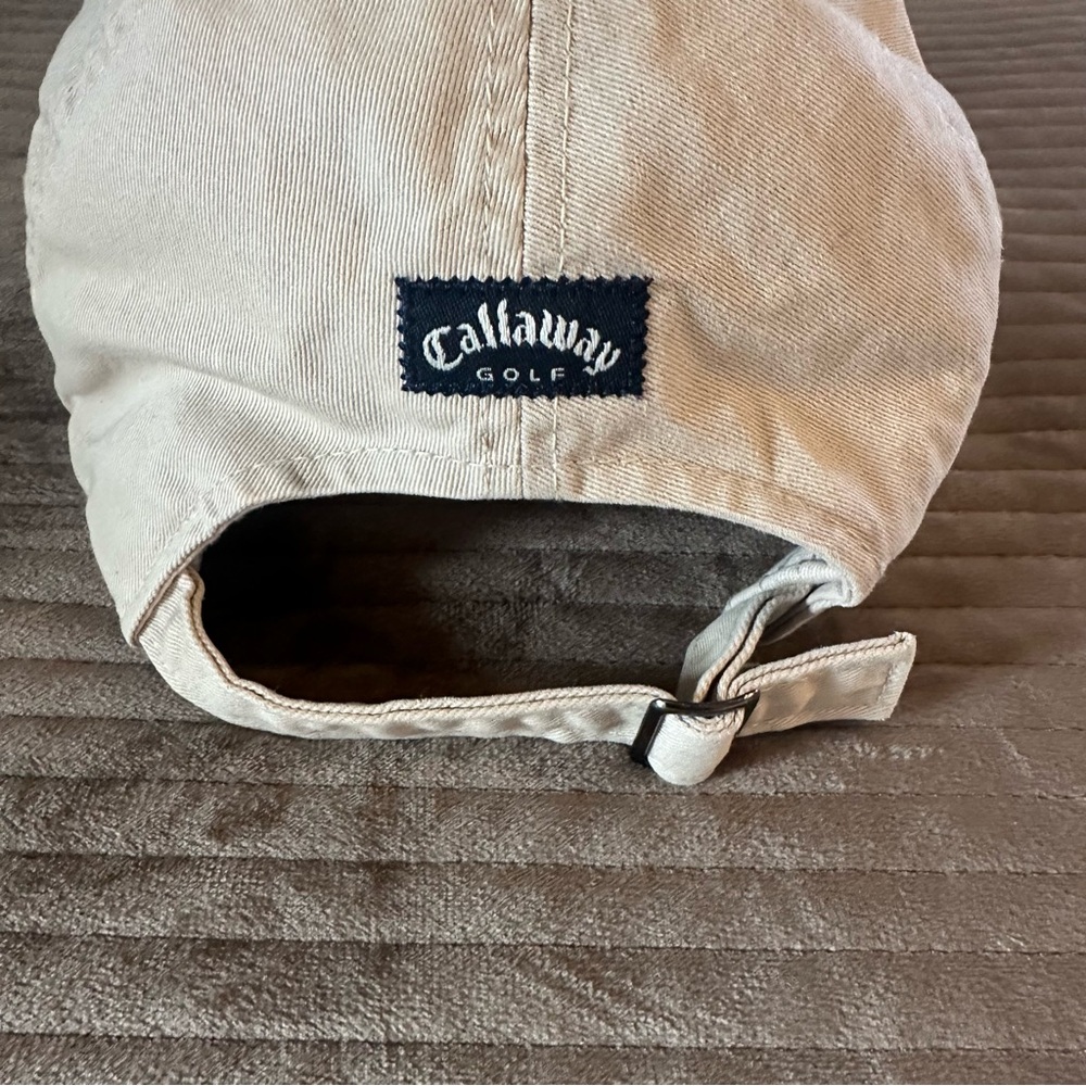 Callaway Golf Tan Embroidered Baseball Cap - Picture 4 of 12